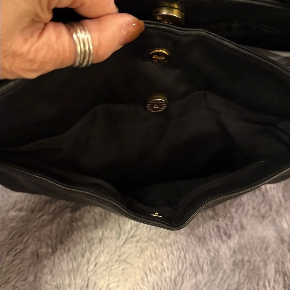 Etienne Aigner Vintage Black Shoulder Bag EUC 1980’s - Picture 10 of 12